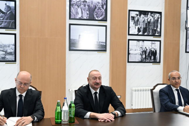 İlham Əliyev Mingəçevirdə daha bir qəbul keçirdi – Fotolar