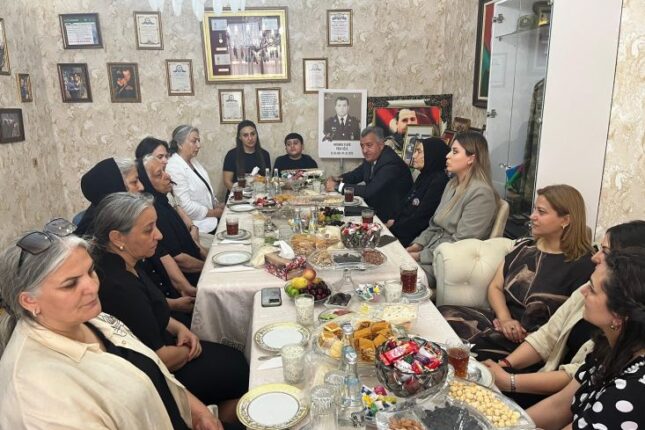 Abşeron rayonunda şəhidlərimiz və onların ailə üzvləri növbəti dəfə ziyarət olunub – FOTOLAR