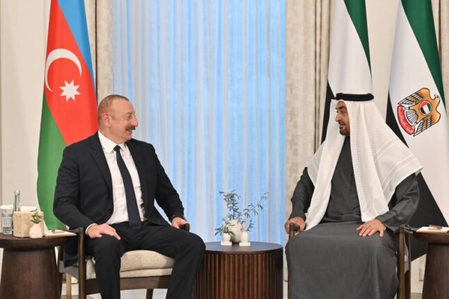 Prezident BƏƏ lideri ilə görüşdü