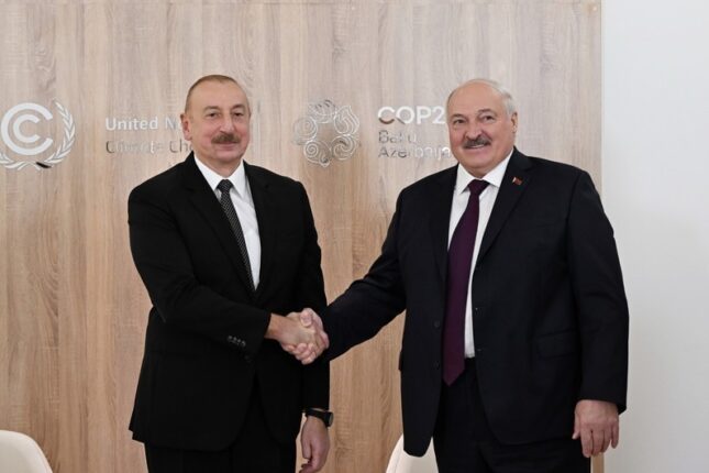 Prezident İlham Əliyev Aleksandr Lukaşenkonu təbrik edib