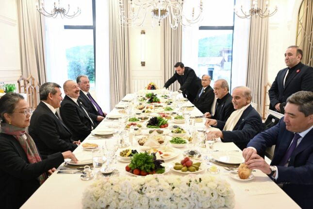 Şuşada rəsmi nahar – Foto