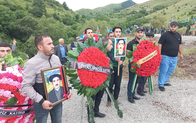 İtkin düşən 3 hərbçi Kəlbəcərdə dəfn edildi – Fotolar – Yenilənib