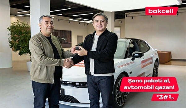 Bakcell-in meqa lotereyasında 4-cü qalib avtomobil qazandı! Bakcell-in meqa lotereyasında 4-cü qalib avtomobil qazandı!