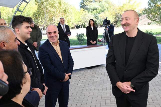 Prezident sakinlə zarafatlaşdı – “Elə yol olub?”(Video)