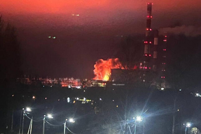 Rusiyanın nəhəng elektrik stansiyası vuruldu – VİDEO Rusiyanın nəhəng elektrik stansiyası vuruldu – VİDEO