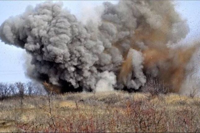 İki erməni əsgəri səhəddimizdə minaya düşüb