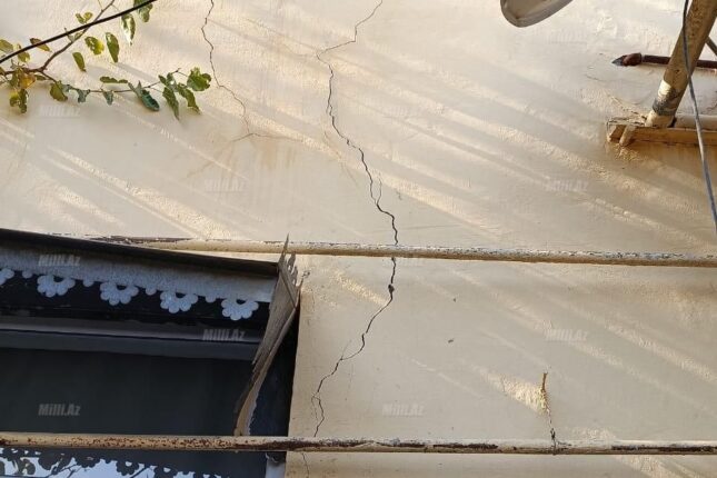 Goranboyda daha bir bina çökə bilər – FOTO