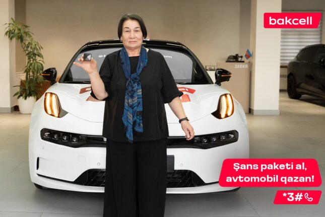 “Bakcell”in lotereyasında 6-cı lüks avtomobil uduldu