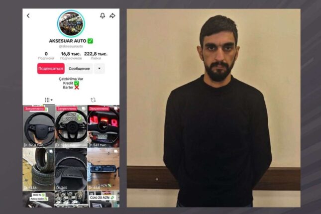 “TikTok”da vətəndaşların pulunu ələ keçirən şəxs saxlanıldı “TikTok”da vətəndaşların pulunu ələ keçirən şəxs saxlanıldı